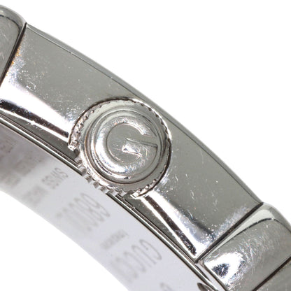 Gucci Watches Quartz 6800L Stainless Steel, Bamboo Silver Bamboo Black Dial Women