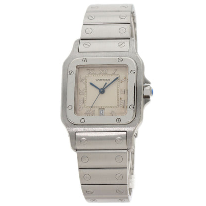 Cartier Watches Quartz W20018D6 Stainless Steel , Stainless Steel Silver Santos Galve Lm Old Belt