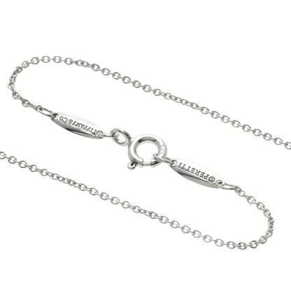 Tiffany&Co. Necklace Sv Silver By The Yard 1P Diamond
