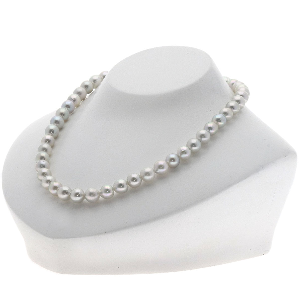 Tasaki Necklace Sv White Akoya Pearl Pearl Women