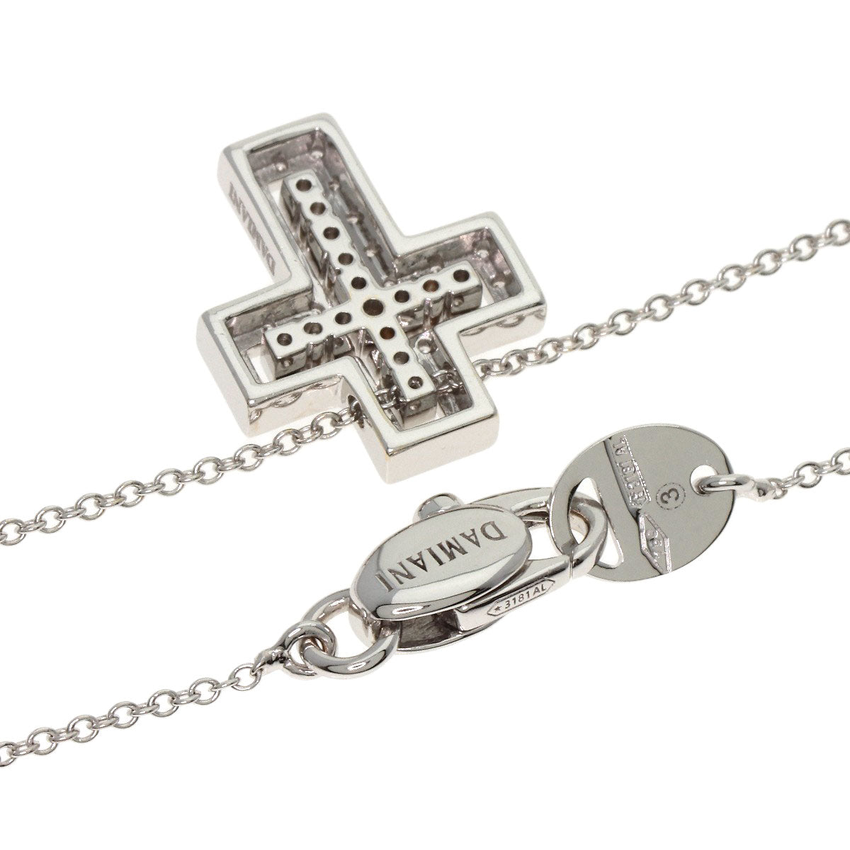 Damiani Necklace K18Wg Silver Belle Epoque Diamond Xxs 20083507 Women