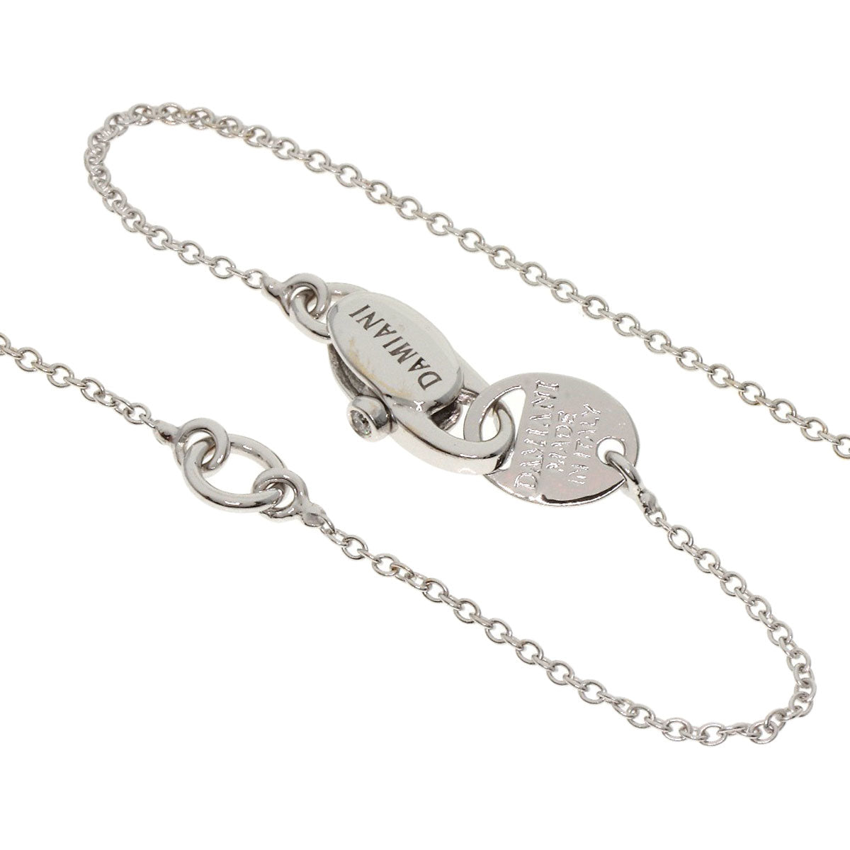 Damiani Necklace K18Wg Silver Belle Epoque Diamond Xxs 20083507 Women