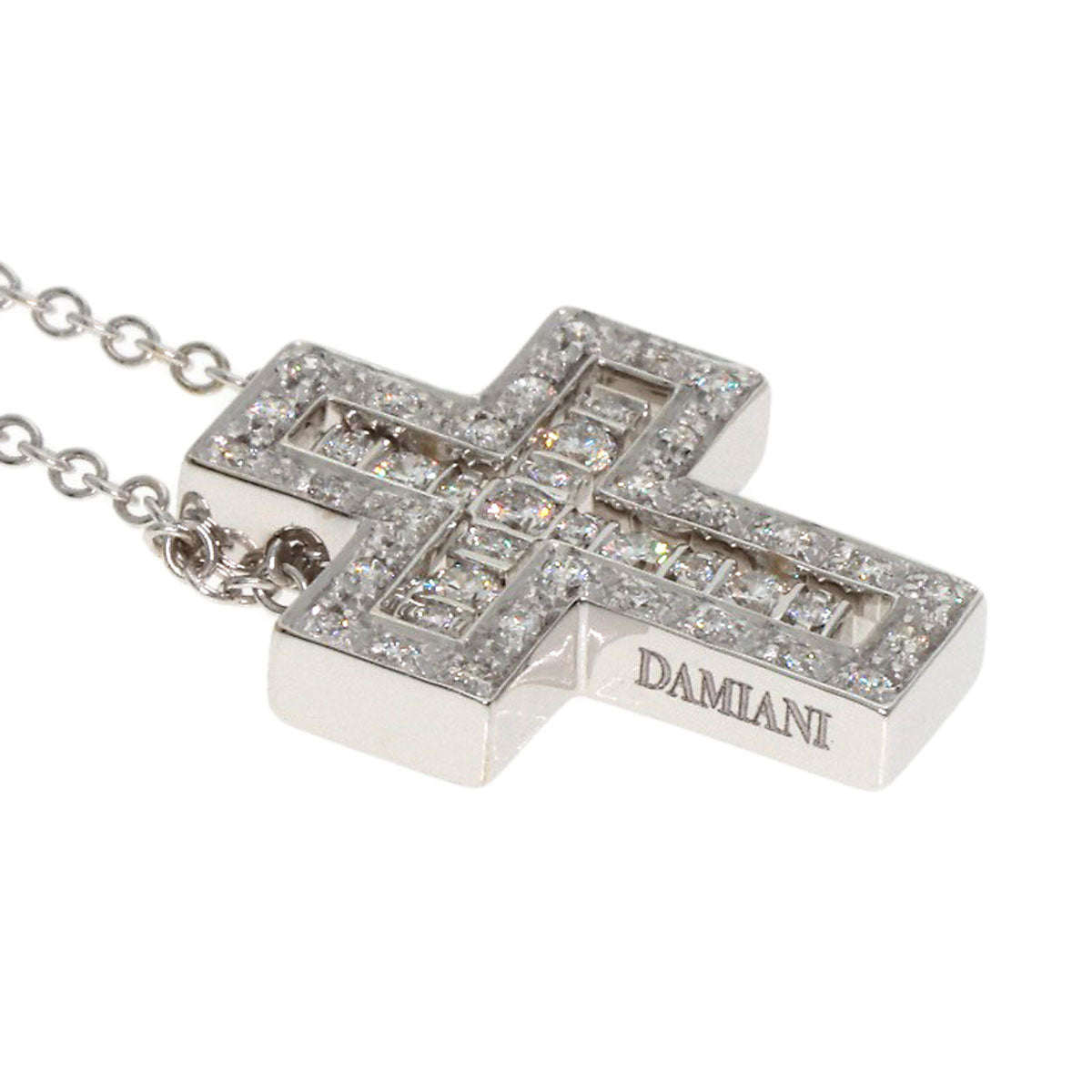 Damiani Necklace K18Wg Silver Belle Epoque Diamond Xxs 20083507 Women