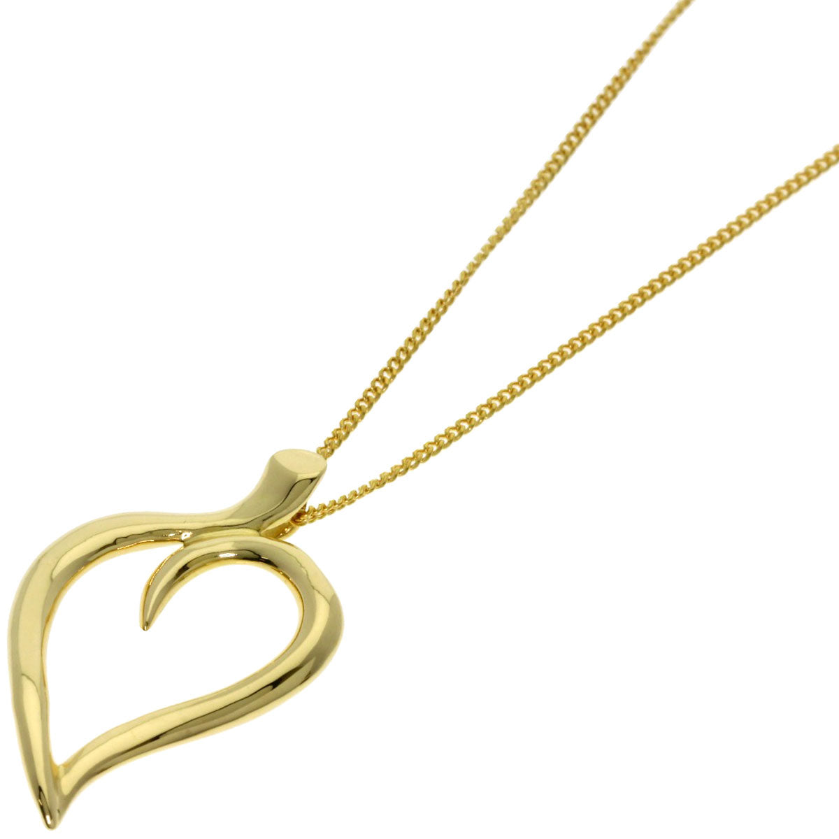 Tiffany&Co. Necklace 18K Yellow Gold Gold Leaf Women