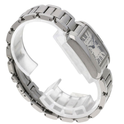 Cartier Watches Quartz W5310022 Stainless Steel , Stainless Steel Silver Tank Anglaise Sm Silver