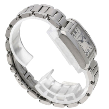 Cartier Watches Quartz W5310022 Stainless Steel , Stainless Steel Silver Tank Anglaise Sm Silver