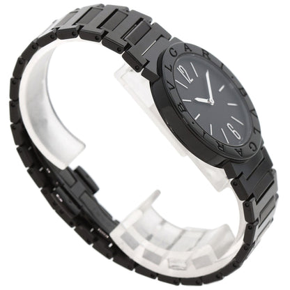 Bvlgari Watches Quartz Bb33S Stainless Steel, Black Dlc Black Bulgari Bulgari Black Diamond-Like