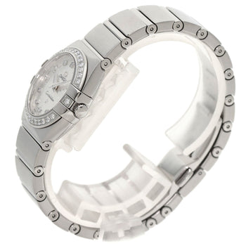 Omega Watches Quartz 123.15.27.60.52.001 Stainless Steel , Stainless Steel Silver Constellation