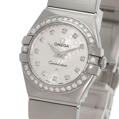 Omega Watches Quartz 123.15.27.60.52.001 Stainless Steel , Stainless Steel Silver Constellation