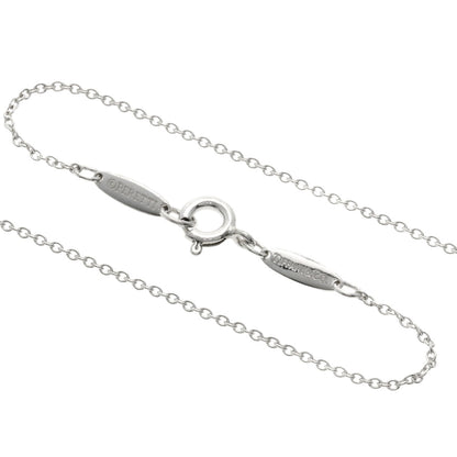 Tiffany&Co. Necklace Sv Silver Open Heart Diamond
