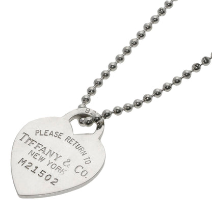 Tiffany&Co. Necklace Sv Silver Return To Heart Long