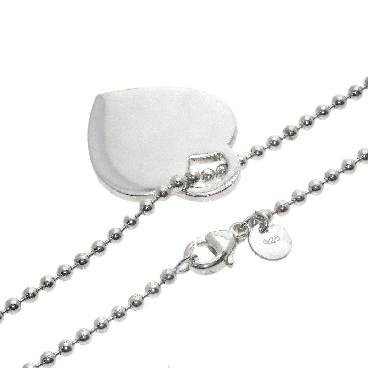 Tiffany&Co. Necklace Sv Silver Return To Heart Long