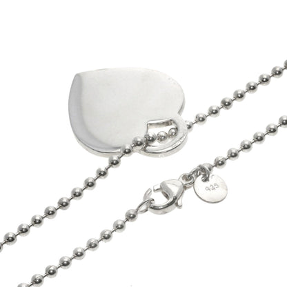 Tiffany&Co. Necklace Sv Silver Return To Heart Long