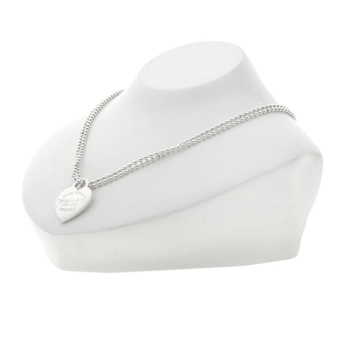 Tiffany&Co. Necklace Sv Silver Return To Heart Long