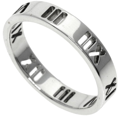 Tiffany&Co. Ring Sv Silver Atlas Narrow Women