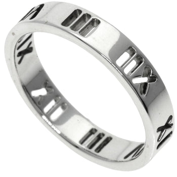 Tiffany&Co. Ring Sv Silver Atlas Narrow Women