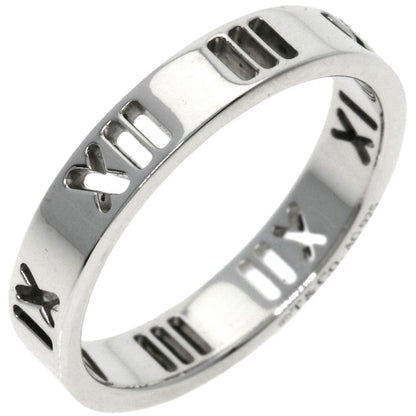 Tiffany&Co. Ring Sv Silver Atlas Narrow Women