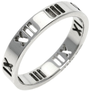 Tiffany&Co. Ring Sv Silver Atlas Narrow Women