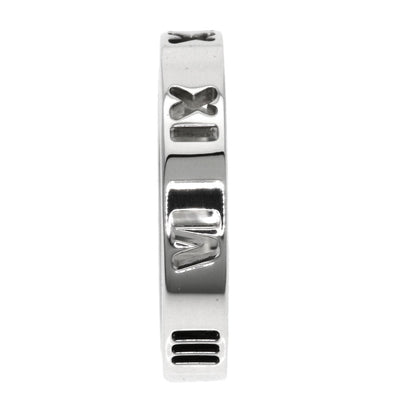 Tiffany&Co. Ring Sv Silver Atlas Narrow Women