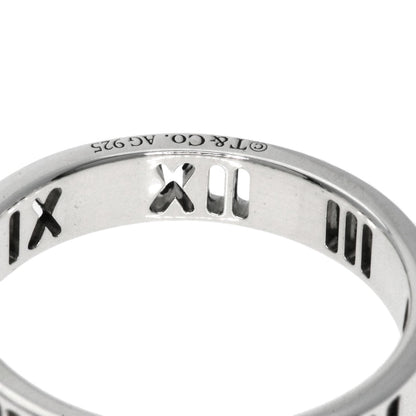 Tiffany&Co. Ring Sv Silver Atlas Narrow Women