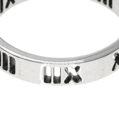 Tiffany&Co. Ring Sv Silver Atlas Narrow Women