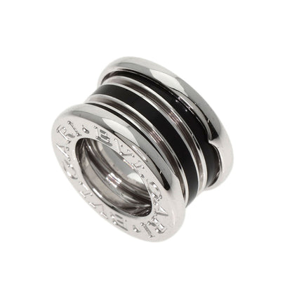 Bvlgari Pendant Top K18Wg Silver B-Zero1 B-Zero One Black Lacquer