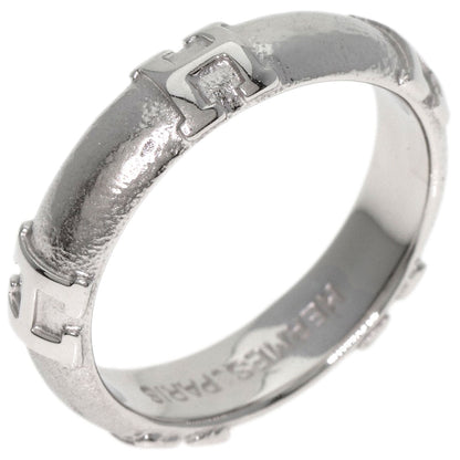 Hermes Ring K18Wg Silver Fidelite # 49