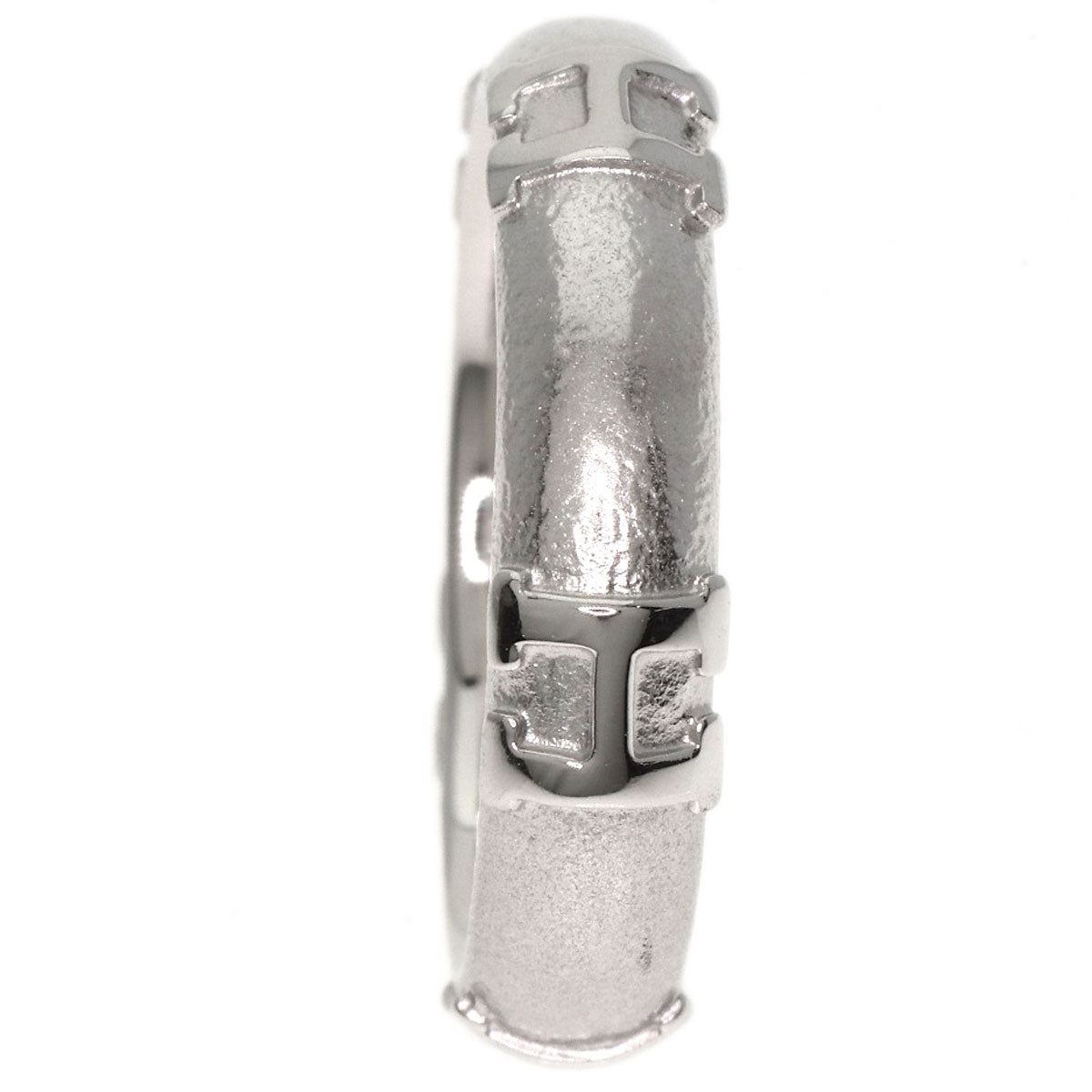Hermes Ring K18Wg Silver Fidelite # 49