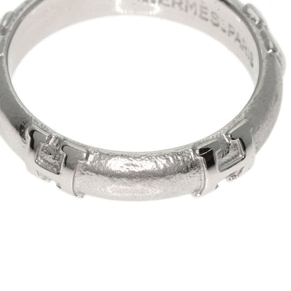 Hermes Ring K18Wg Silver Fidelite # 49