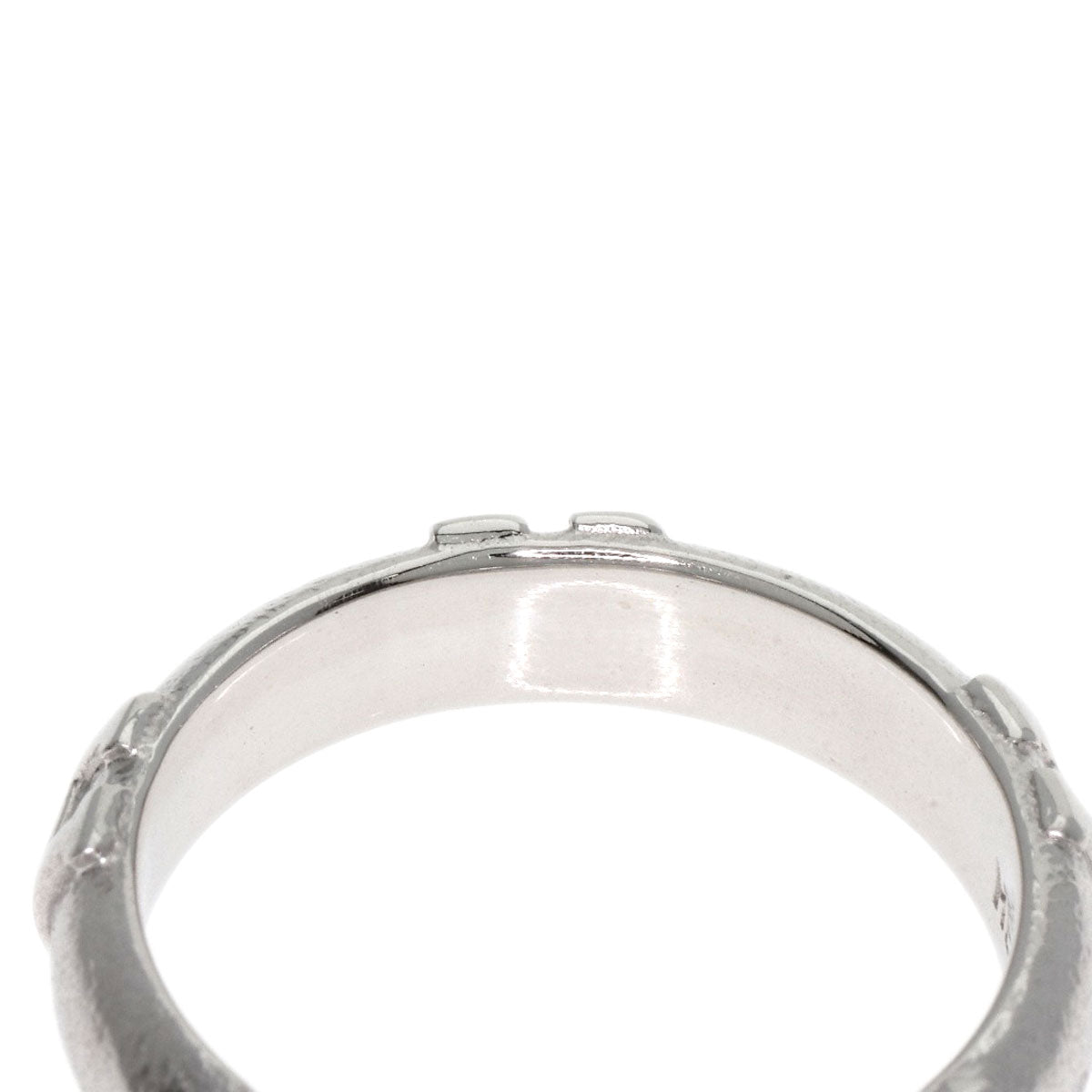 Hermes Ring K18Wg Silver Fidelite # 49