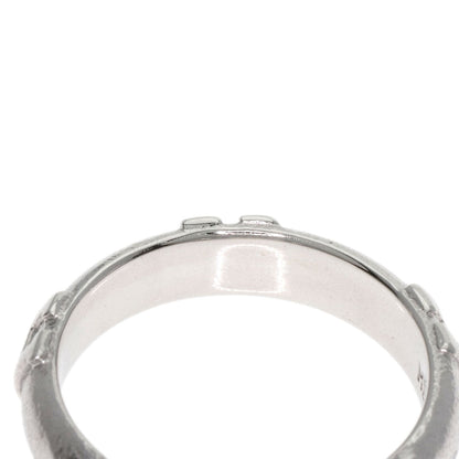 Hermes Ring K18Wg Silver Fidelite # 49