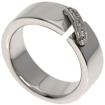 Chaumet Ring K18Wg Silver Lian Diamond