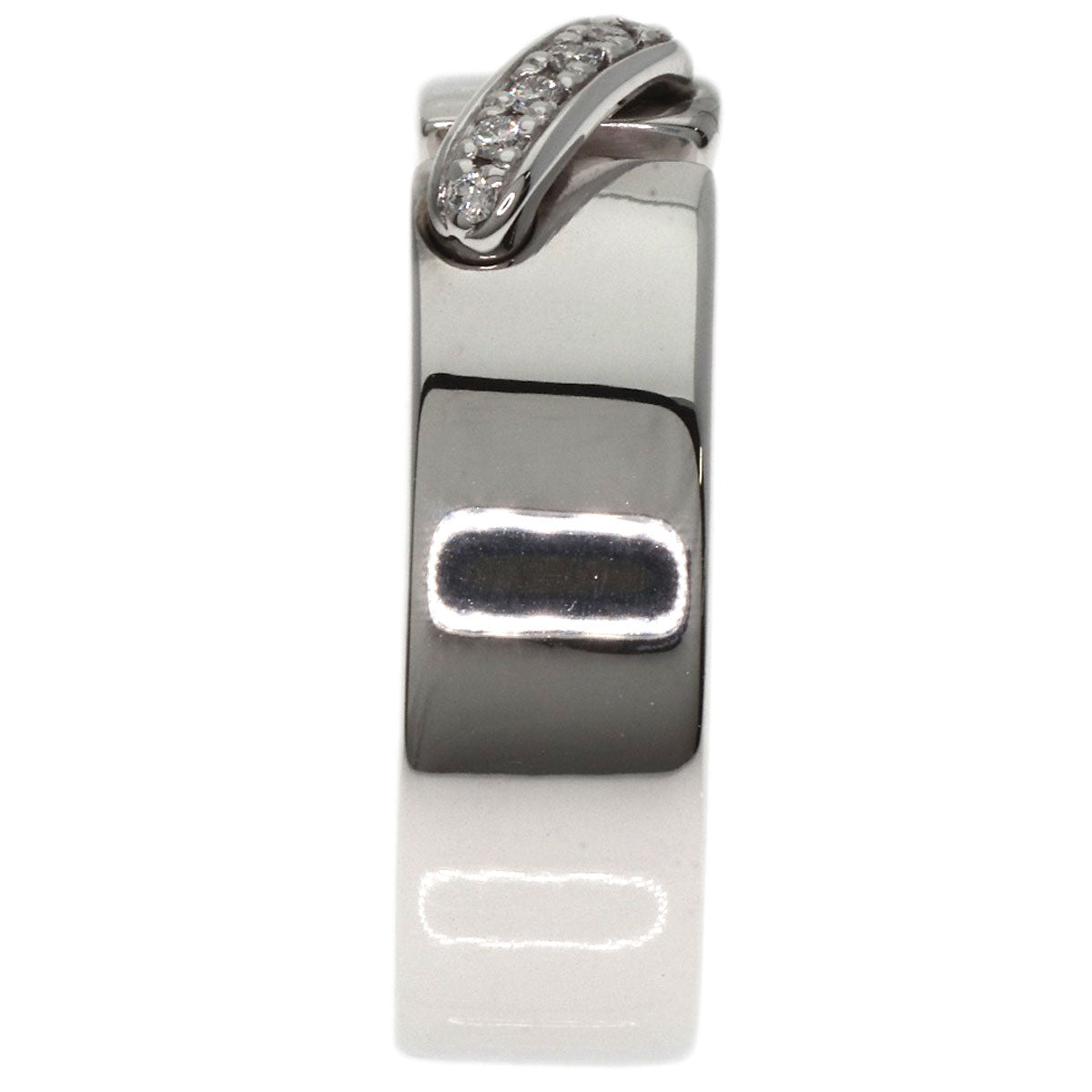 Chaumet Ring K18Wg Silver Lian Diamond