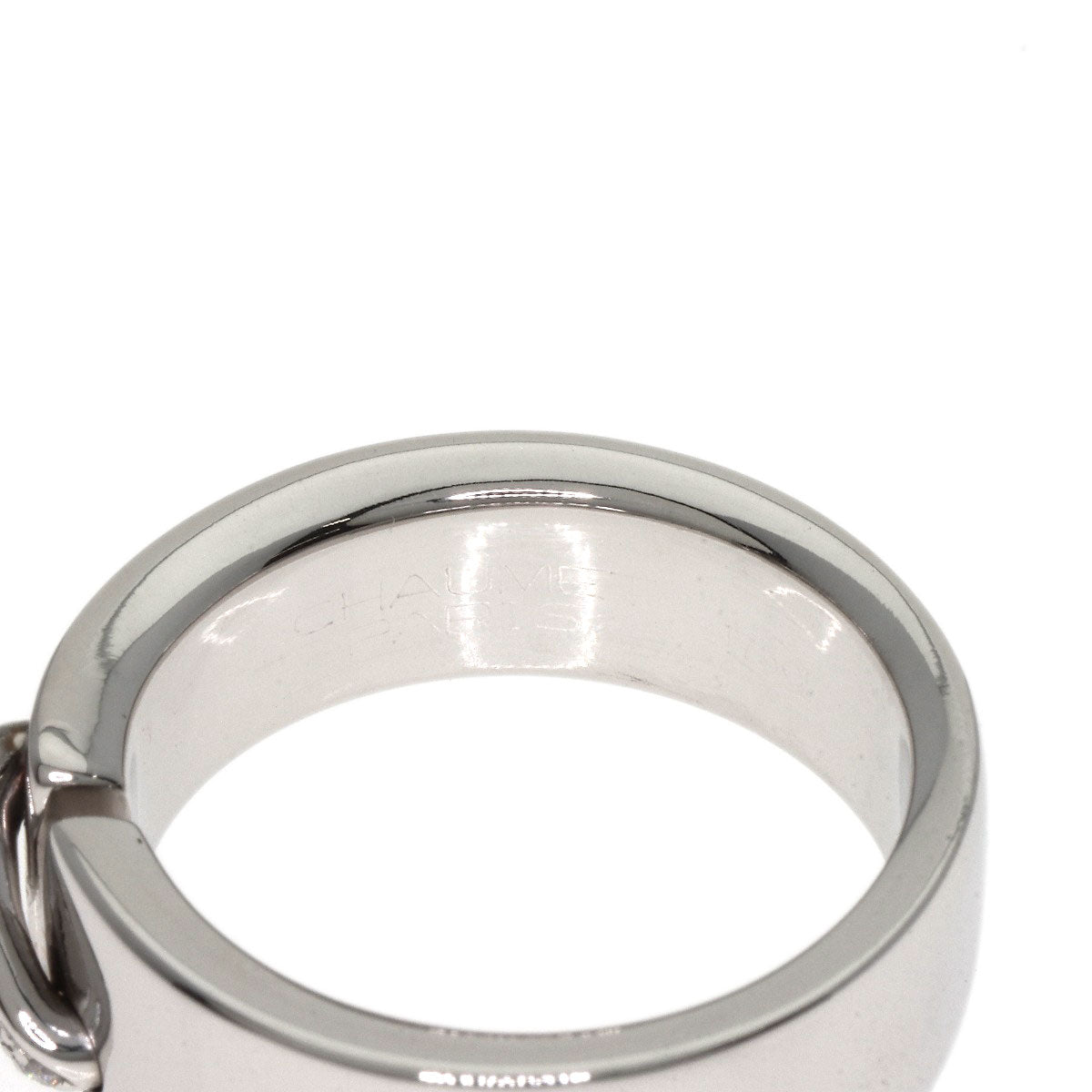 Chaumet Ring K18Wg Silver Lian Diamond