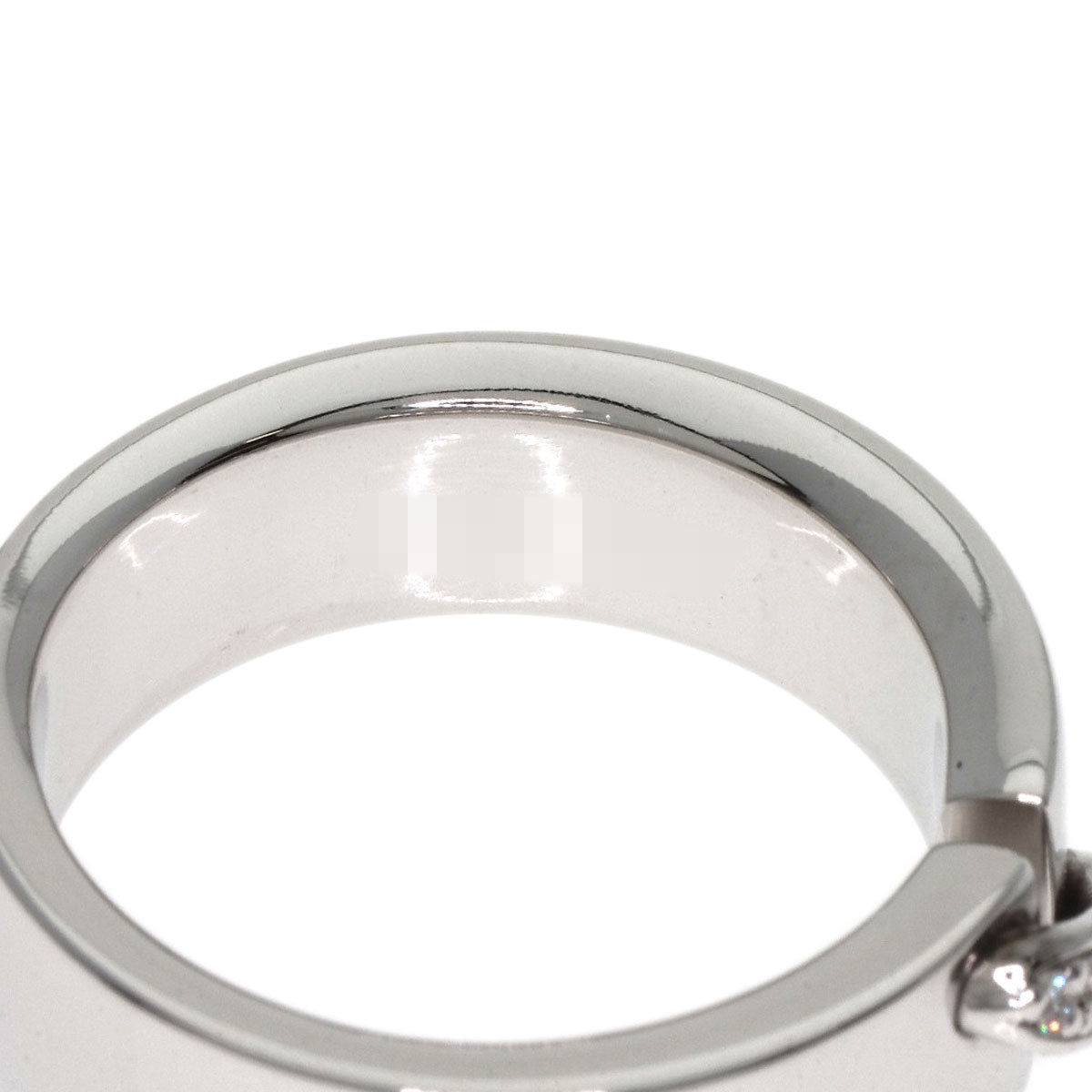 Chaumet Ring K18Wg Silver Lian Diamond