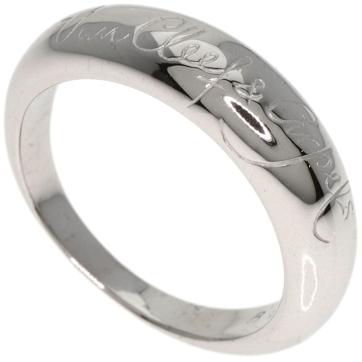 Van Cleef & Arpels Ring K18Wg Silver Senior Tulle Signature