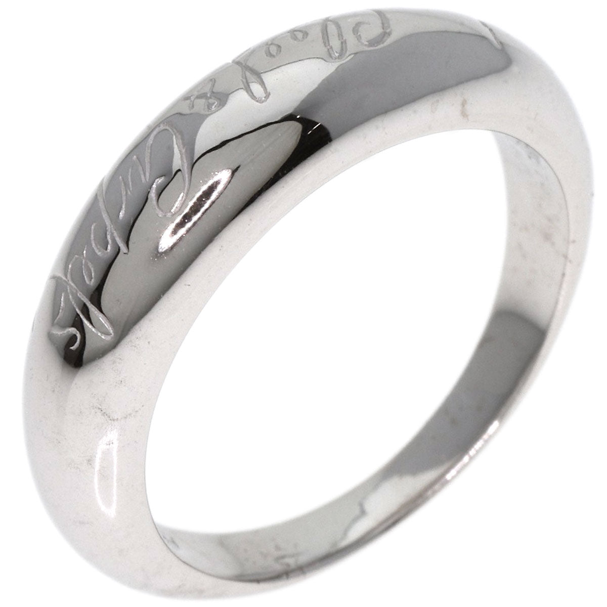 Van Cleef & Arpels Ring K18Wg Silver Senior Tulle Signature