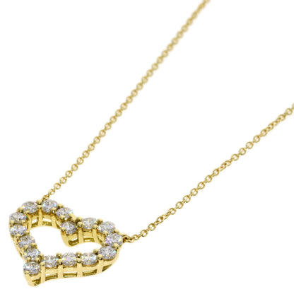 Tiffany&Co. Necklace 18K Yellow Gold Gold Sentimental Heart Diamond Women