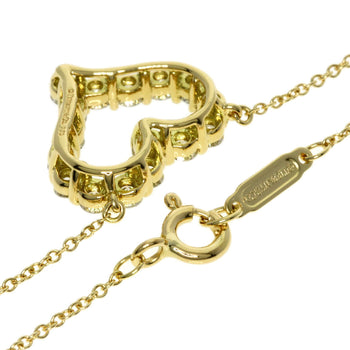 Tiffany&Co. Necklace 18K Yellow Gold Gold Sentimental Heart Diamond Women