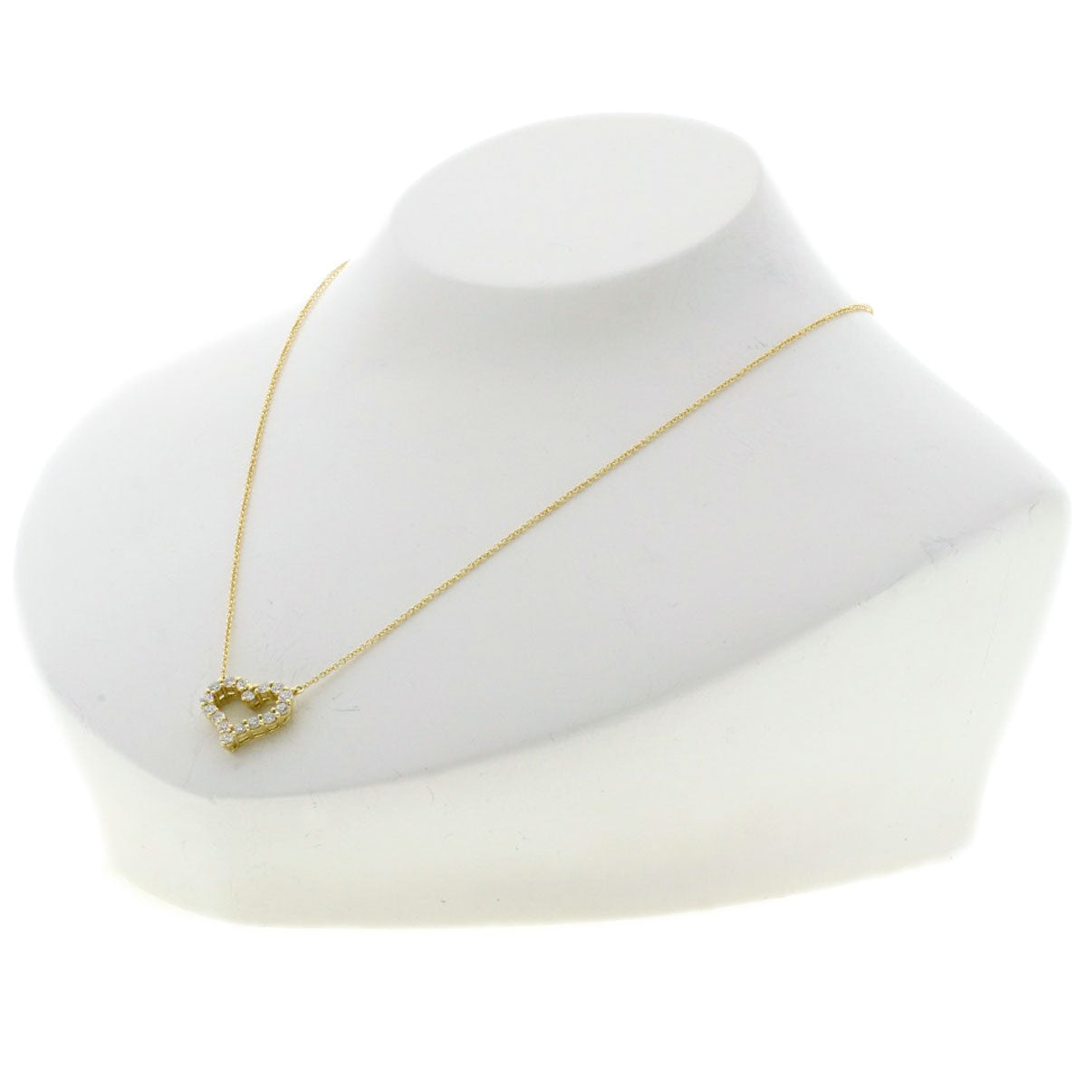 Tiffany&Co. Necklace 18K Yellow Gold Gold Sentimental Heart Diamond Women