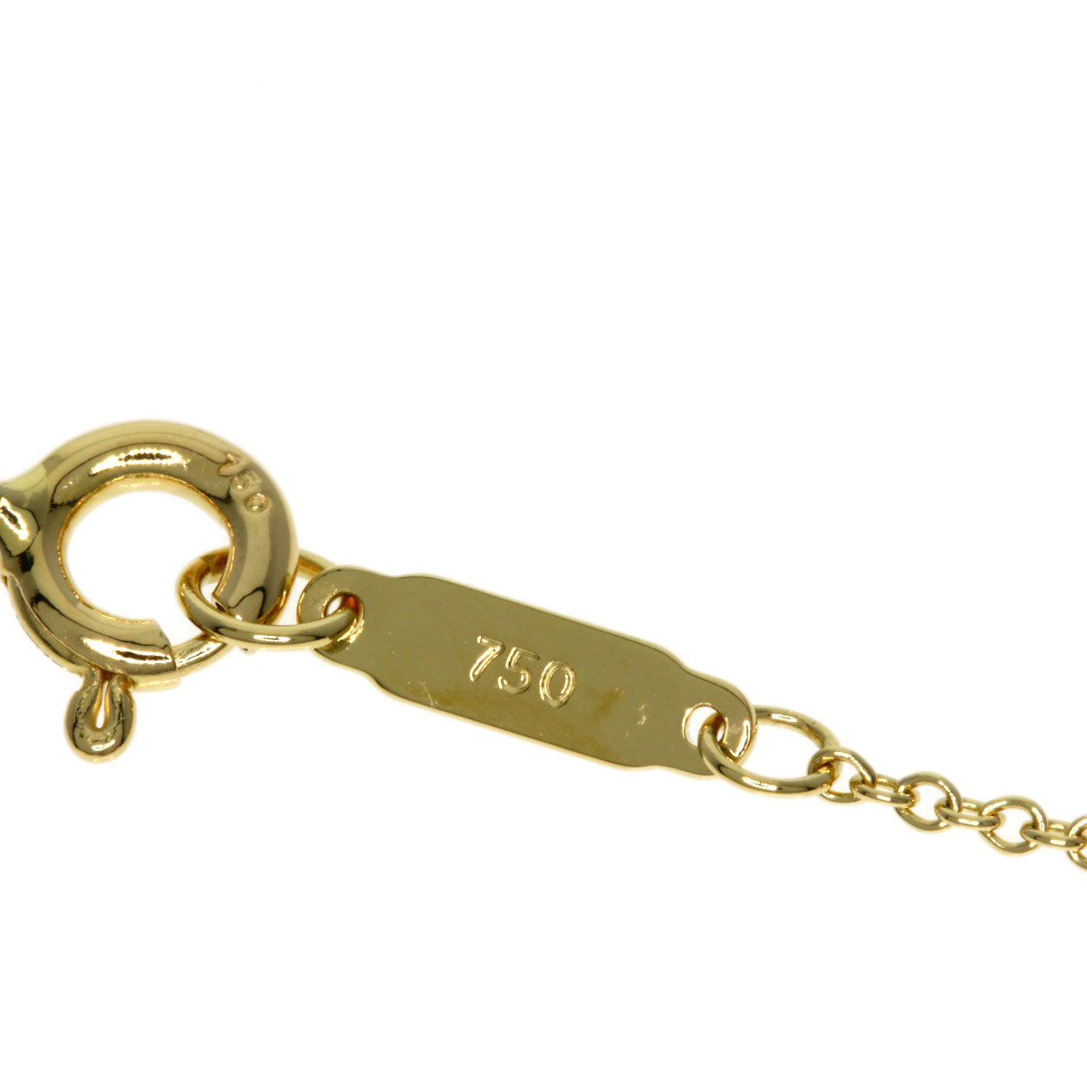 Tiffany&Co. Necklace 18K Yellow Gold Gold Sentimental Heart Diamond Women