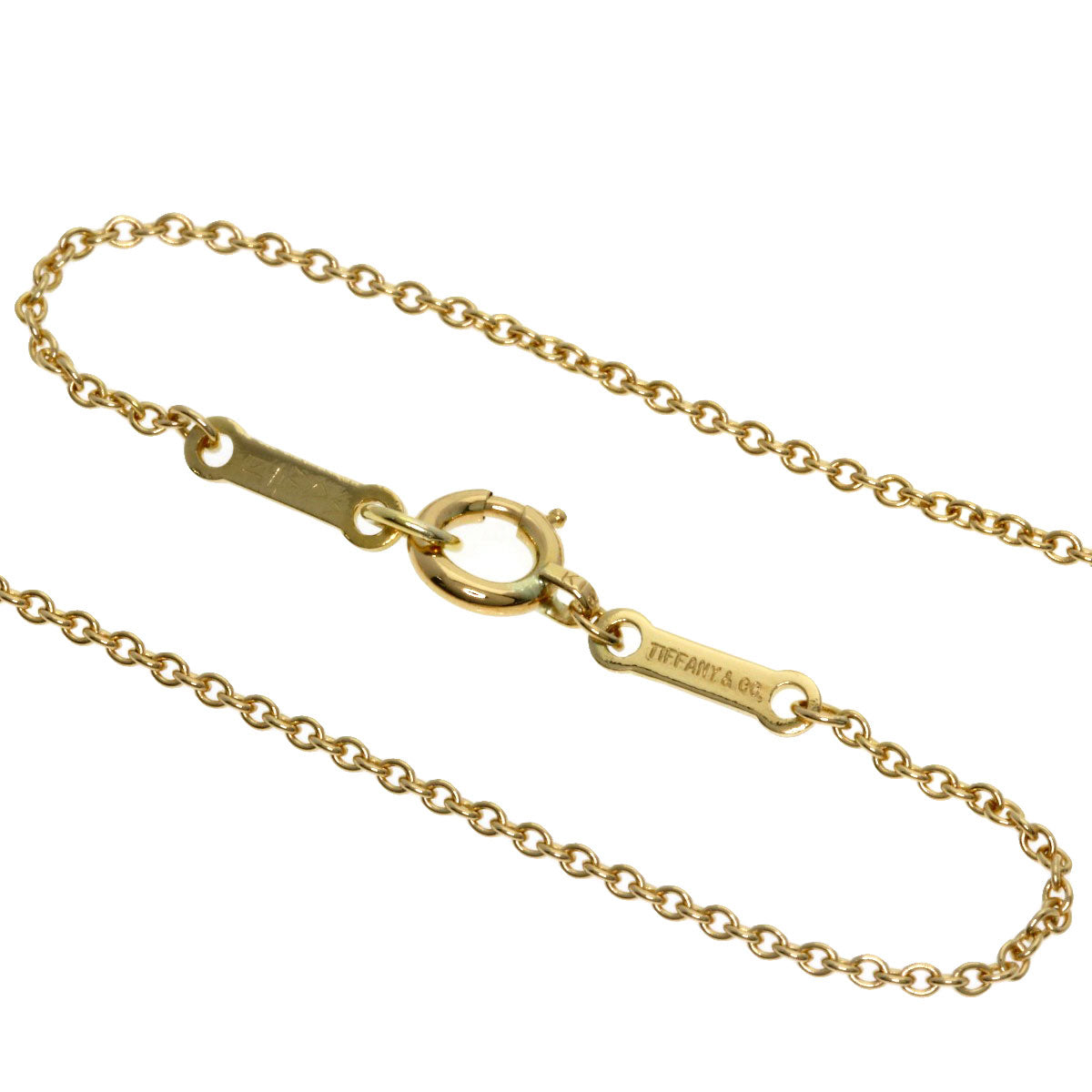 Tiffany&Co. Necklace 18K Yellow Gold Gold Faceted Diamond Women