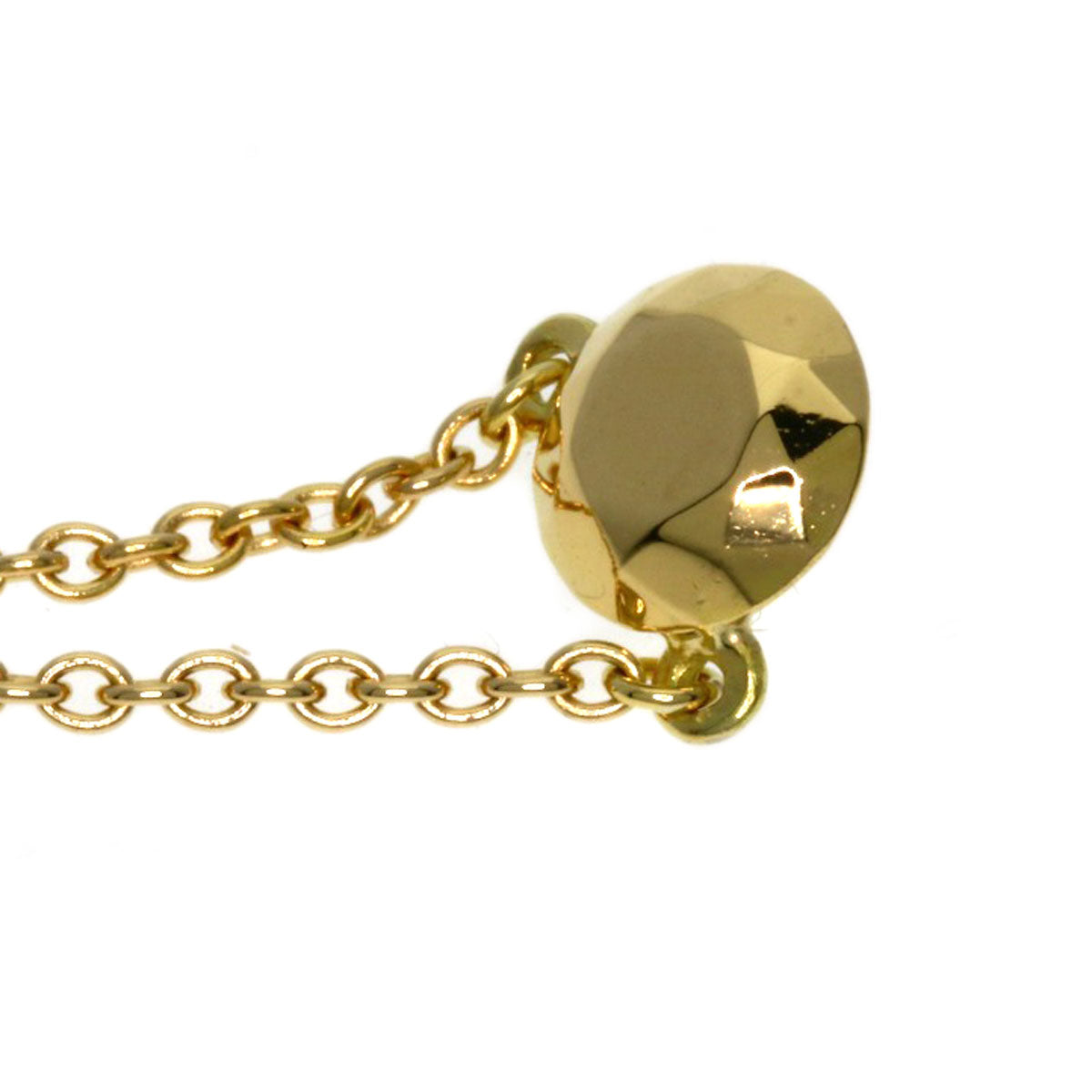 Tiffany&Co. Necklace 18K Yellow Gold Gold Faceted Diamond Women
