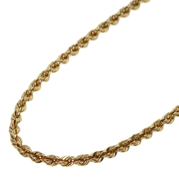 Tiffany&Co. Necklace K14Yg Gold Twist Screw