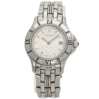 Fendi Watches Quartz Stainless Steel , Stainless Steel Silver 2600L Silver Dial Women