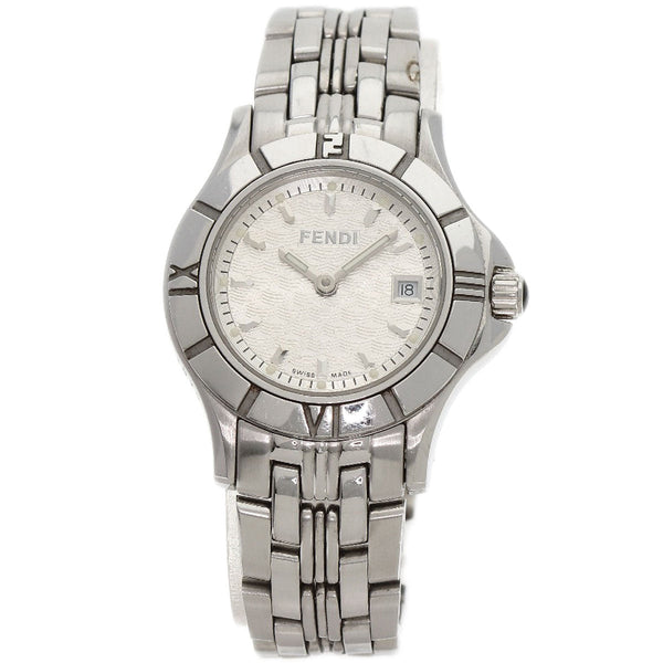 Fendi Watches Quartz Stainless Steel , Stainless Steel Silver 2600L Silver Dial Women
