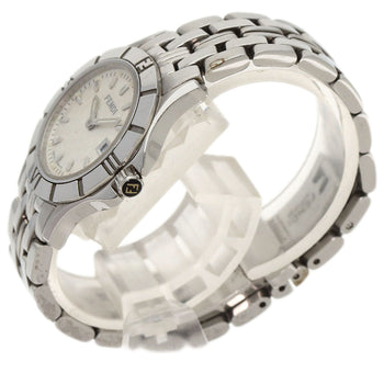 Fendi Watches Quartz Stainless Steel , Stainless Steel Silver 2600L Silver Dial Women