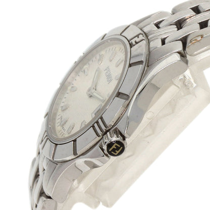 Fendi Watches Quartz Stainless Steel , Stainless Steel Silver 2600L Silver Dial Women