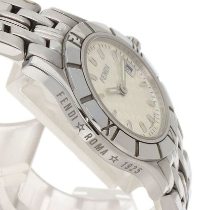 Fendi Watches Quartz Stainless Steel , Stainless Steel Silver 2600L Silver Dial Women