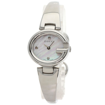 Gucci Watches Quartz 134.5 Stainless Steel , Stainless Steel Silver G Balloon Shell 3P Diamond